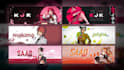 design an anime social media header or banner