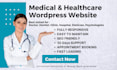 design medical healthcare dental clinic wordpress website