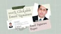 make a clickable HTML email signature, gmail, etc