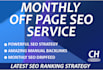 do monthly SEO package high quality manual backlink building