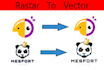 do vectorize logo convert raster to vector illustration