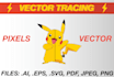vector trace your logo or image professionally