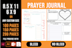 design prayer journal for KDP or print