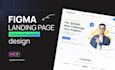 design high converting figma landing page UI UX