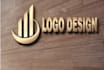 design a professional logo with 3d  mockup