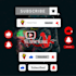 make 4k subscribe button animation