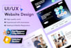 design your website UI in figma for a modern and clean look