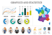 do graphics, statistics, charts, bars