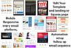 design wordpress, leadpages, landing page with automation