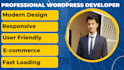 create a professional wordpress website for you