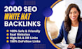 2000 high quality contextual dofollow seo backlinks