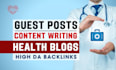 write and submit health guest post for high da backlinks
