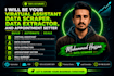 be your virtual assistant, data scraper, appointment setter