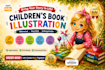 do children story book illustration and children book illustration for KDP