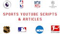 be your sports writer for all sports content