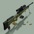 design 3d modeling sniper awm