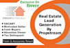 provide real estate leads generation on propstream with skip tracing