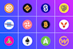 make new crypto and cryptocurrency token logo design for coin