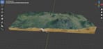 make 3d lanscape design and terrain by request