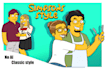 draw you in a simpson style