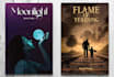 create a beautiful and creative book cover and e book cover
