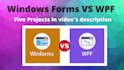create desktop apps wpf and windows form