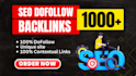 create 1000 high quality contextual dofollow SEO backlink