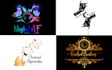 create sacred geometry logo and spiritual mystical designs