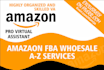 be your fba amazon wholesale virtual assistant