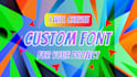 do text art design on tshirt