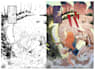 create shonen manga in black and white or full color