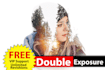 do adobe photoshop editing, double exposure, or manipulation