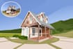 draw house and building in cartoon illustration