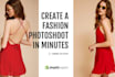 photograph your clothing collection on a top model in studio