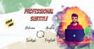 translate and add professional subtitles to your video