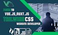 create a website using tailwind CSS nuxt js, vue js