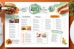design restaurant menu, bar cafe menu, food menu