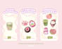 create a cute design stickers for yours business