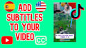 create subtitles for your videos