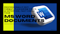 edit your ms word documents and make them look professional