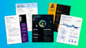design a killer infographic resume template within 24 hours