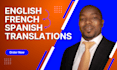 manual french to english or spanish translation and vice versa