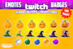 make amazing custom twitch sub badges and twitch emotes