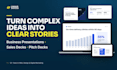 design business presentations, sales decks and pitch decks