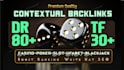 increase  DR 80 dofollow homepage permanent SEO backlinks