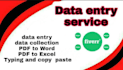 do data entry,data management and data collection