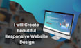 create a beautiful responsive website design in HTML CSS bootstrap