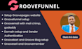 design a groovefunnel, systemeio and godaddy website, lightfunnel