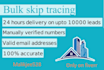 provide online investigations skip tracing in bulk