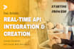 develop and integrate rest API for your web app